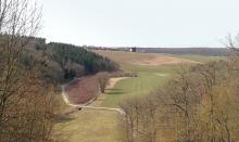 Blick zurück Richtung Gadheim