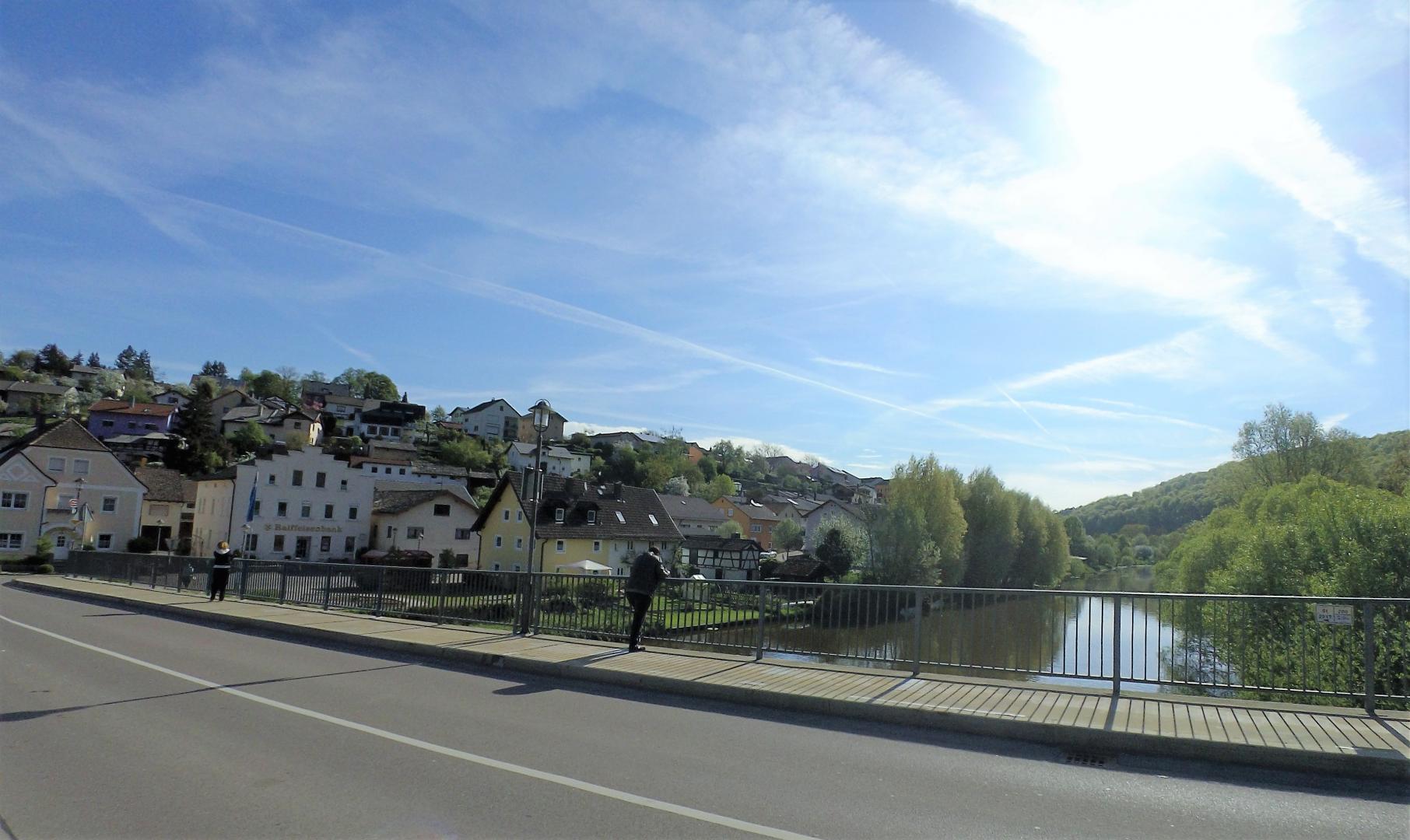 Blick von der Brücke Solnhofen