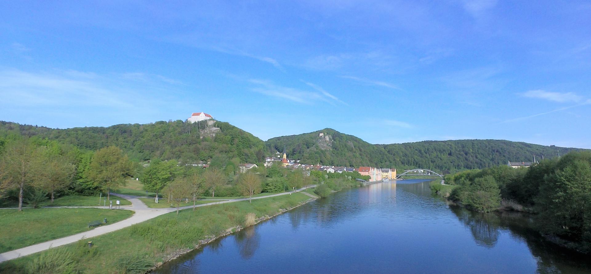 Blick zurück nach Riedenburg