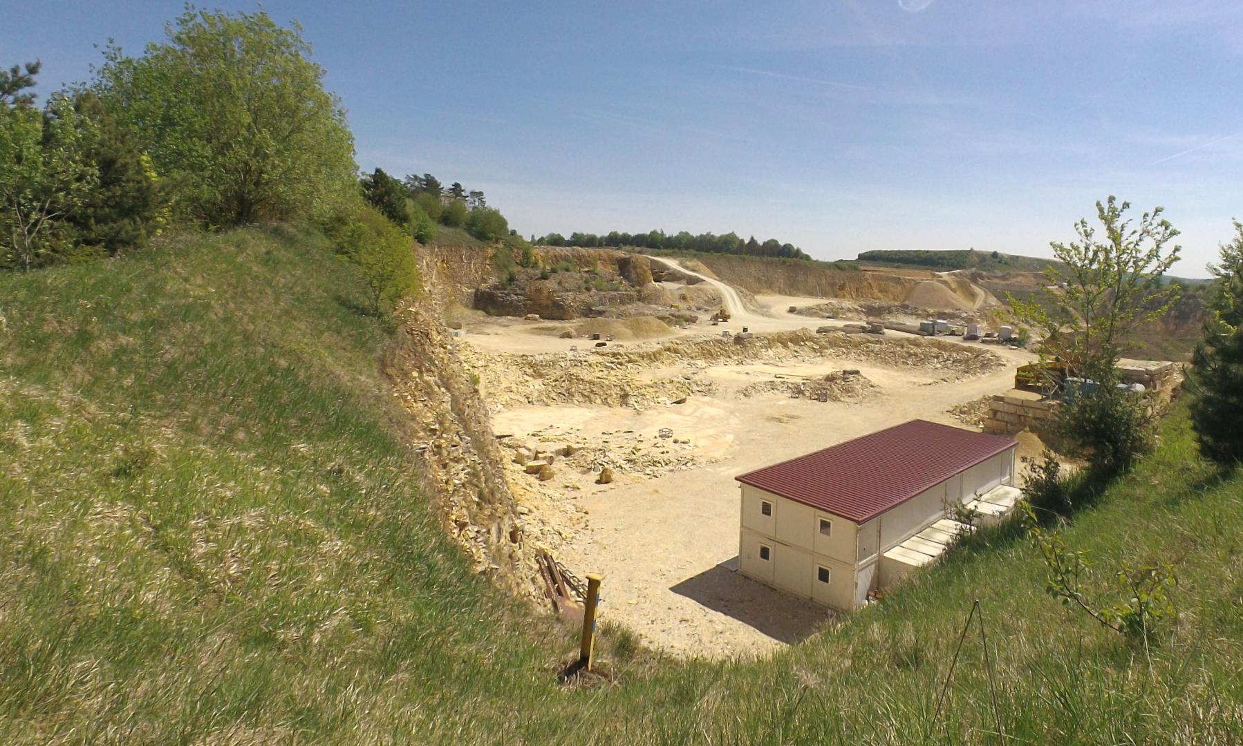 Steinbruch, Solnhofener Plattenkalk