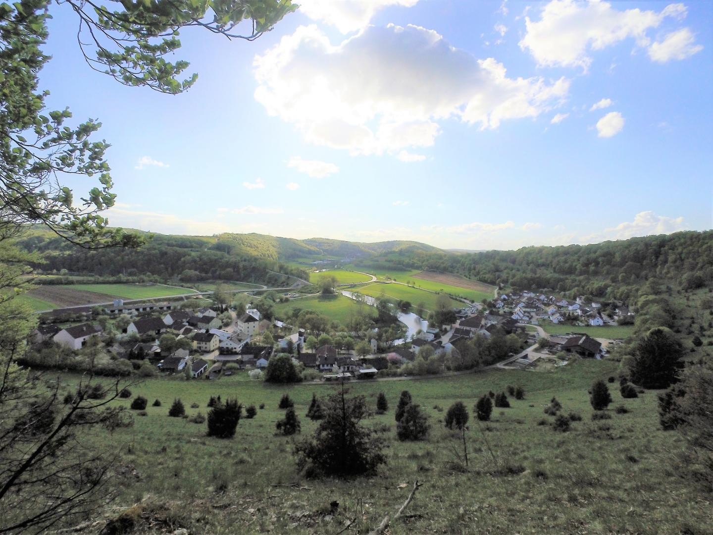 Blick über Zimmern im Altmühltal